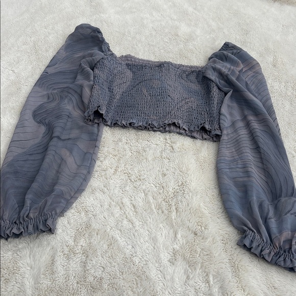 Aritzia Wilfred Ruched Square Neck Top – Size S | Romantic Core | Soft Stretch - Picture 4 of 6